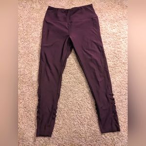 Vogo Athletica Maroon Leggings Medium
